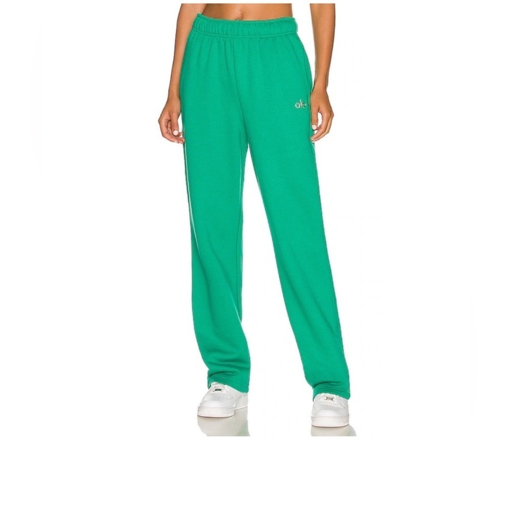 Alo Yoga Accolade Straight Leg Sweatpants Emerald XXL